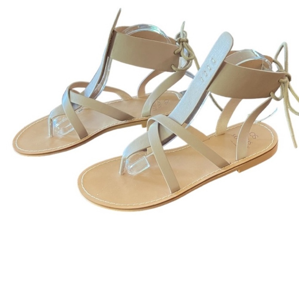 OASIS SOCIETY California Blaze - Lace-Up Sandal Sz 8.5